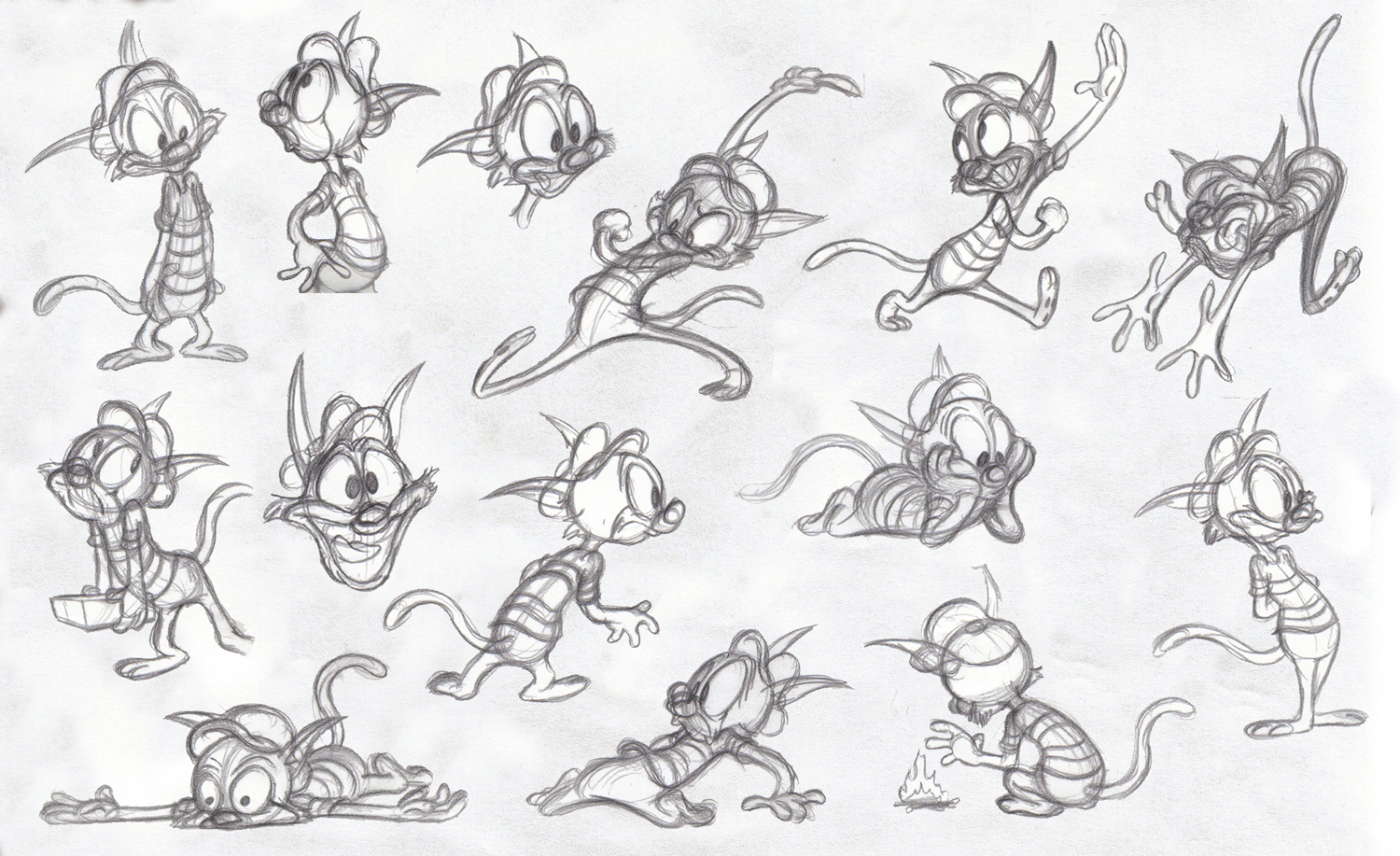 stevie the cat sketches by brien-likes-cartoons on DeviantArt