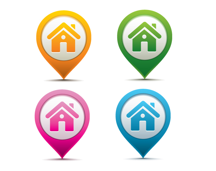 3d vector home icon signage | Bing Gallery
