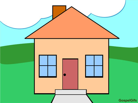 Christian Clip Art Image: House & Home