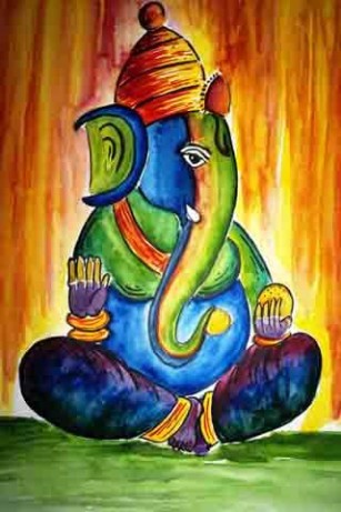 Ganesha Sketch HD Wallpaper for Android