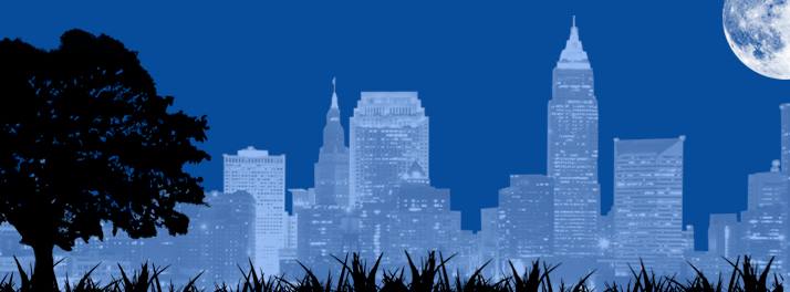 Cleveland Skyline Silhouette - That's Cleveland Baby!!!