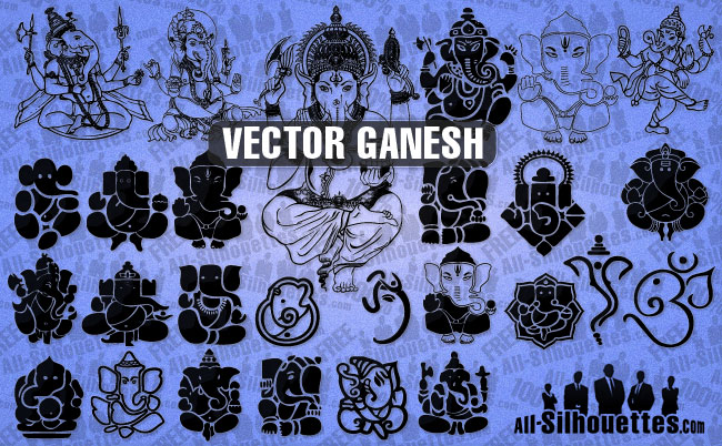 Vector ganesh - All-Silhouettes