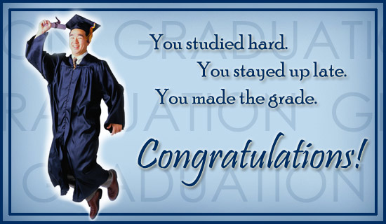 Free Congratulations! eCard - eMail Free Personalized Graduation ...