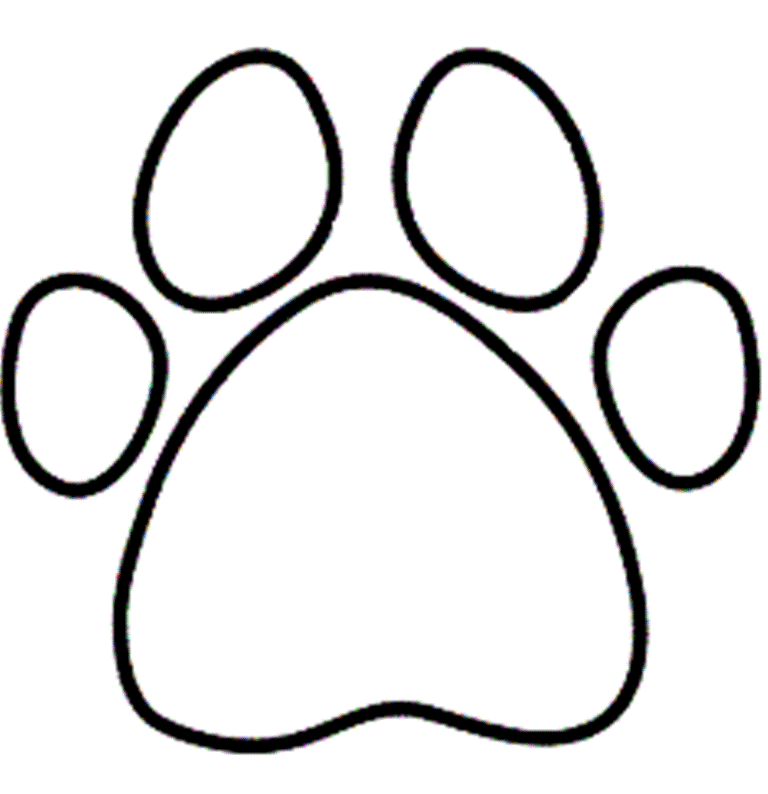 Animal Paw Coloring Pages