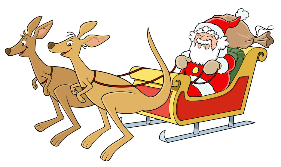 Reindeer Santas Sleigh Computer Wallpaper Free