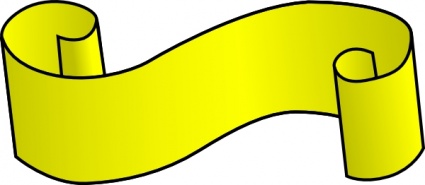 Yellow-scroll clip art - Download free Other vectors