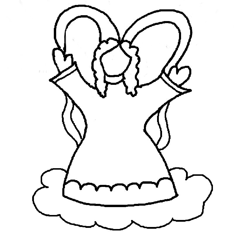 and angels Colouring Pages (page 3)