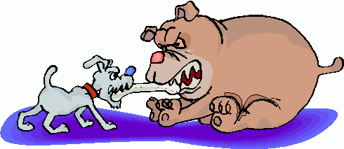 dogs_fighting_over_bone clipart - dogs_fighting_over_bone clip art