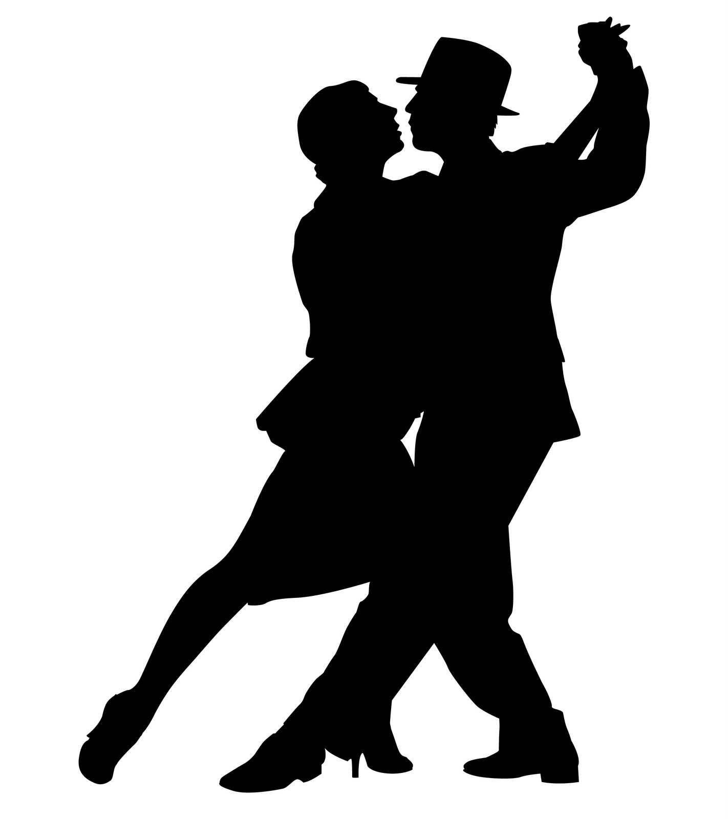 Dancing Couple Silhouette - ClipArt Best