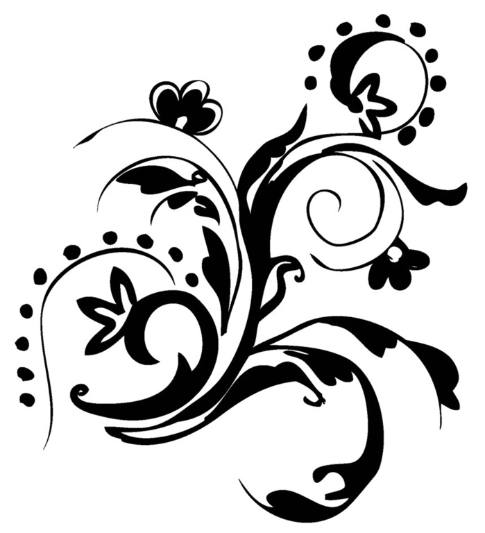 VINE WITH FLOWERS,STYLISED by Tenille Anderson - 1350712 - ClipArt ...
