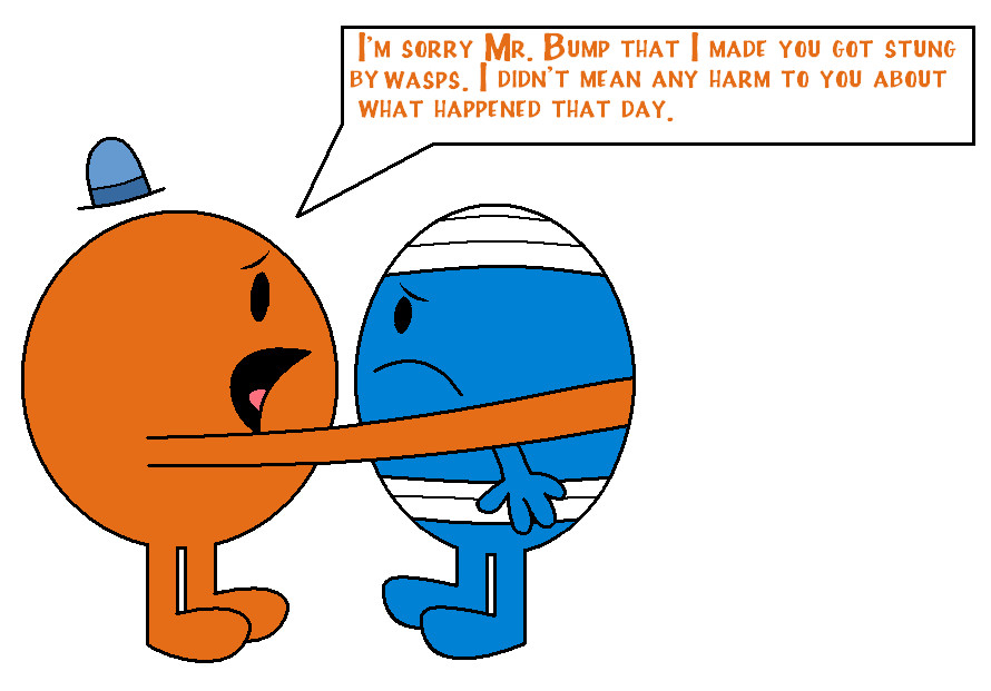 Mr. Tickle apologizing to Bump by Percyfan94 on DeviantArt
