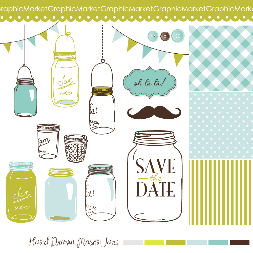 Digital Download Discoveries for MASON JAR from EasyPeach.com