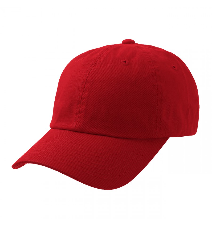 Cotton Unstructured Plain Baseball Cap