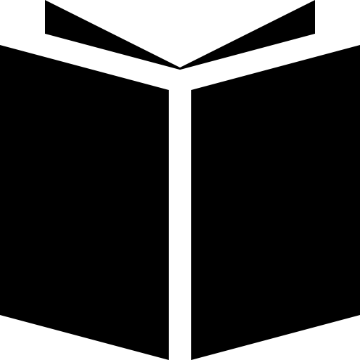 Open book black cover - Free Education icons