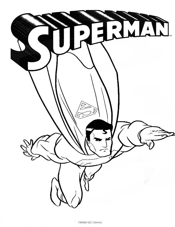 Printable-Superman-Coloring- ...