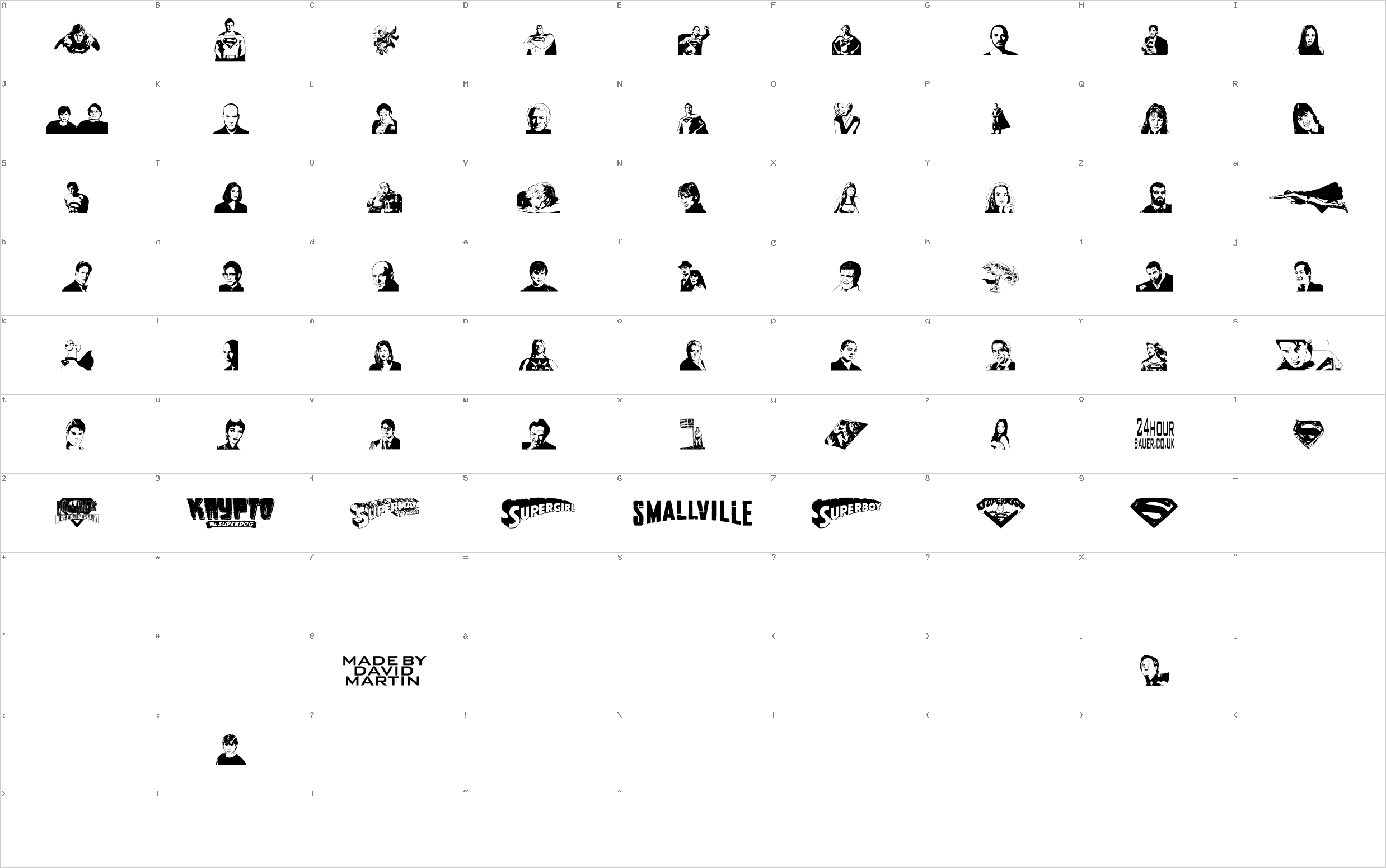 Superman Last Son Of Krypton Super Font - Free Font Downloads