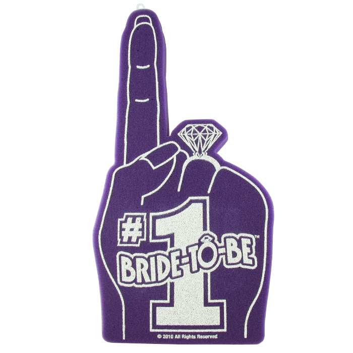 Bride To Be Foam Finger - Free Delivery on Orders Over £20 - FunkyHen.
