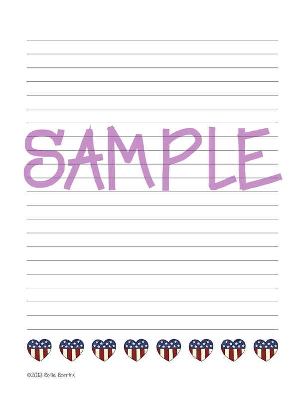 I Love America Patriotic Notebooking and Writing Pages ...