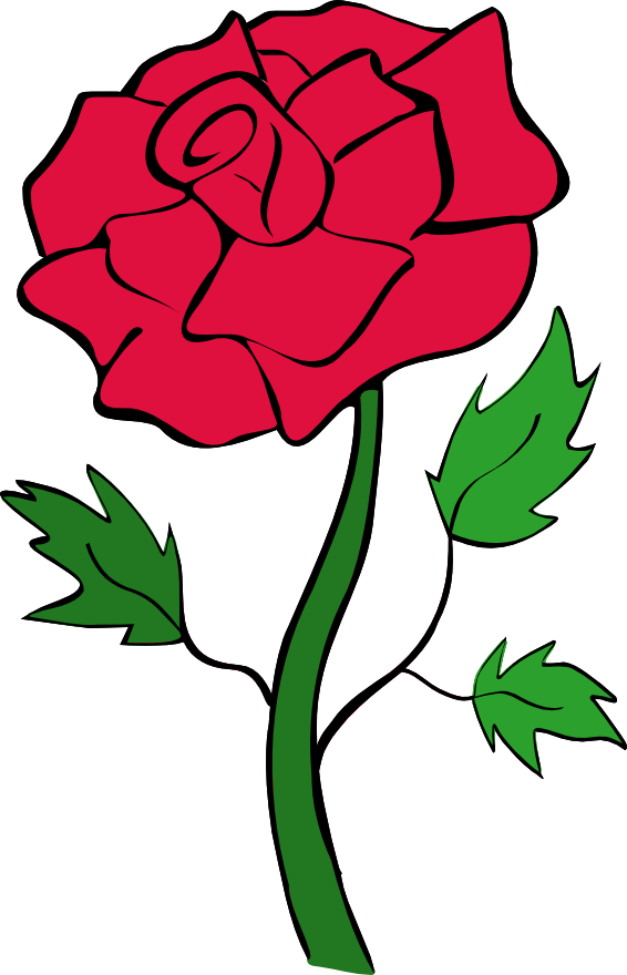 Red Rose Clip Art - Noelle Nichols' Blog