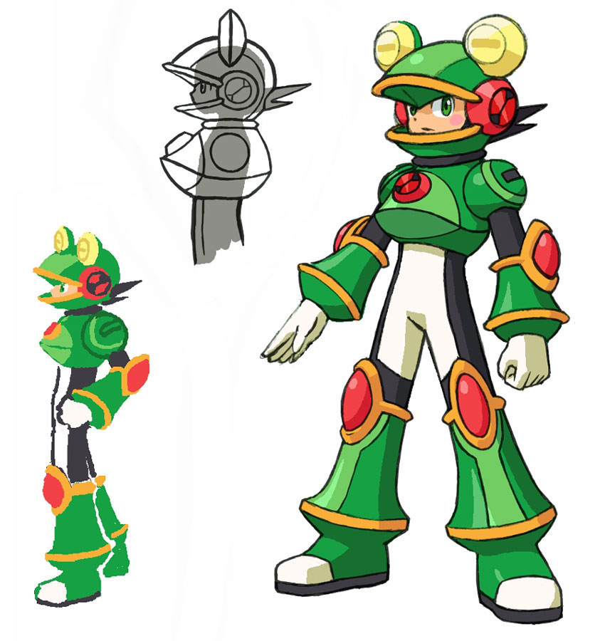 Toad Soul Concept - Characters & Art - Mega Man Battle Network 5