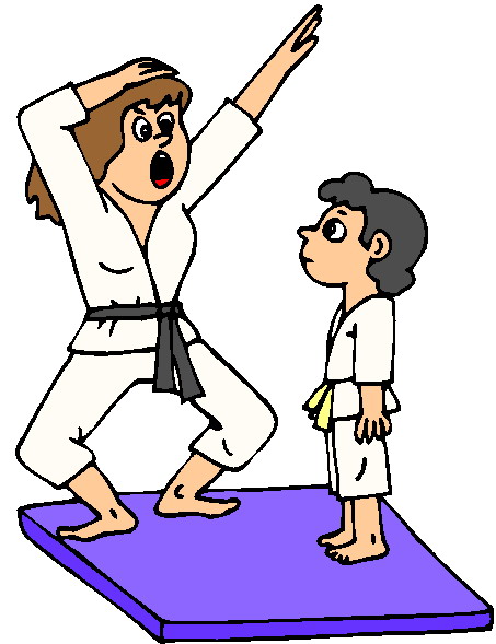 Clipart - Animaatjes judo 72394