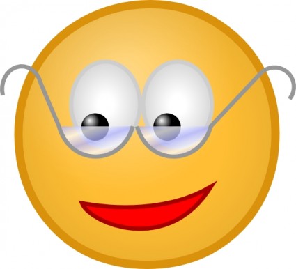 Smiley Face With Glasses clip art Vector clip art - Free vector ...