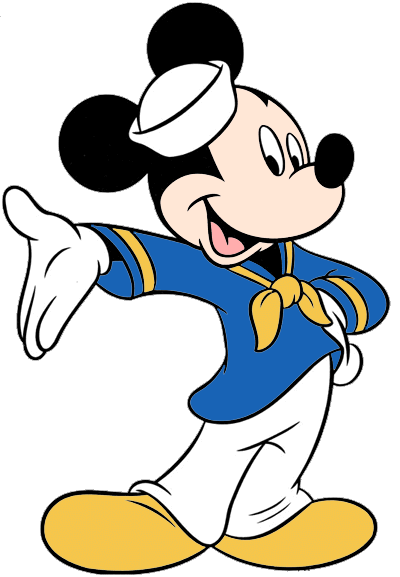 Mickey Mouse Beach Clipart