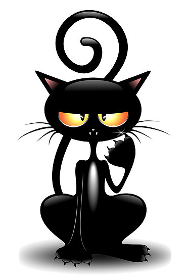 Black Cat Cartoon Pictures - Cliparts.co