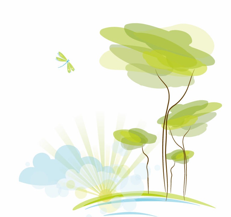 Abstract Nature Background Vector Illustration | Free Vector ...