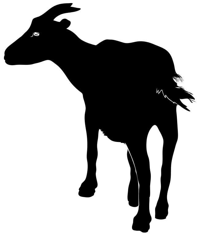 File:Goat silhouette 02.svg - Wikimedia Commons