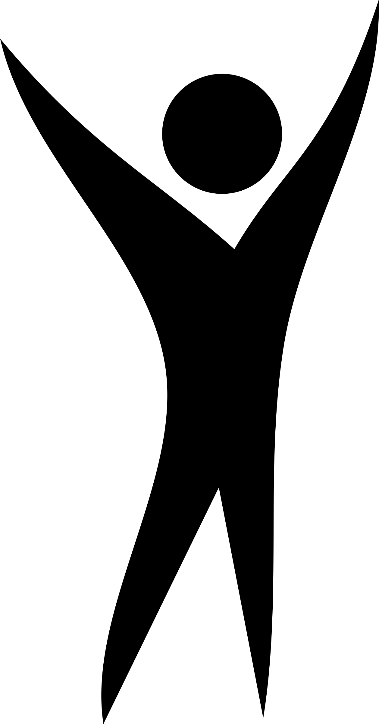 Clipart - Happy man icon