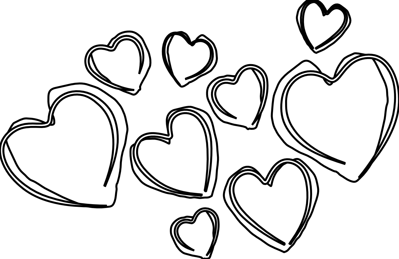 Black And White Pictures Of Hearts - ClipArt Best