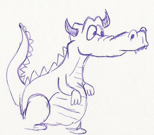 cartoon dragon by ercasmot on DeviantArt