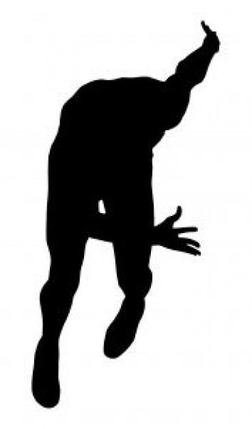 Silhouette of runner Photo | Free Download