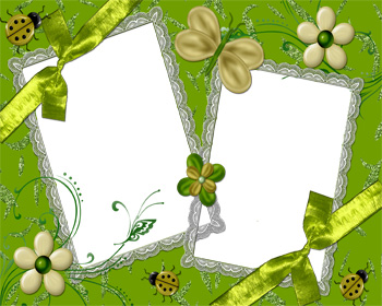 Green Nature Collage Frames | Frame