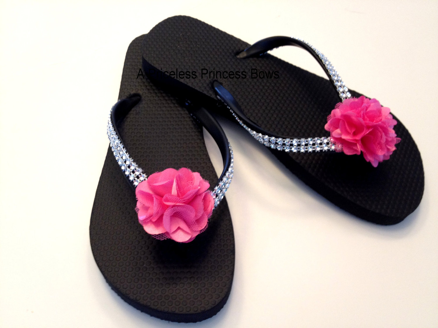 Popular items for flower flip flops on Etsy
