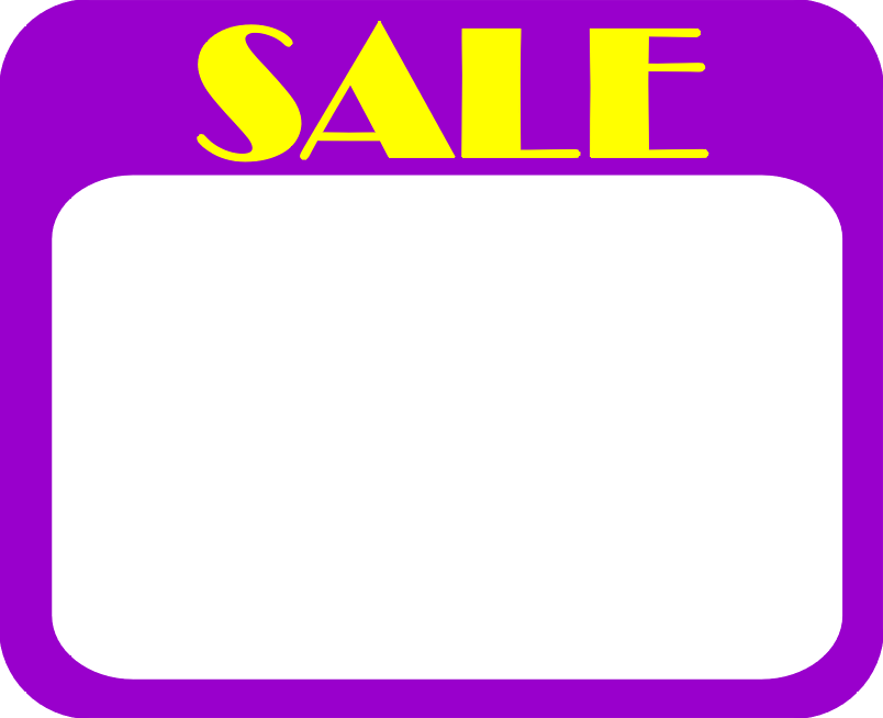 sale tag