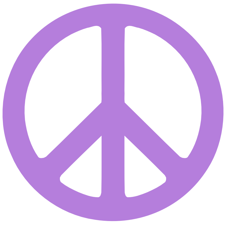 Floral Lavender Peace Symbol 1 scallywag peacesymbol.org Peace ...