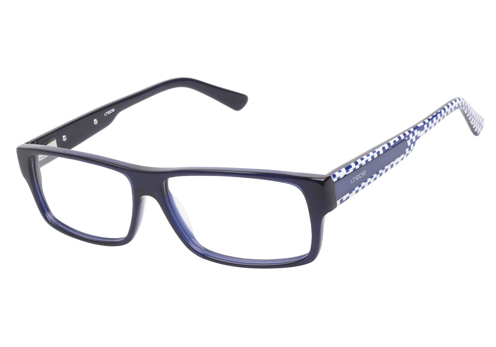 Ltede Glasses | Ltede 1096 Navy Checker - Coastal.