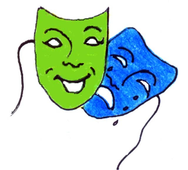 Clip Art Drama Masks - ClipArt Best