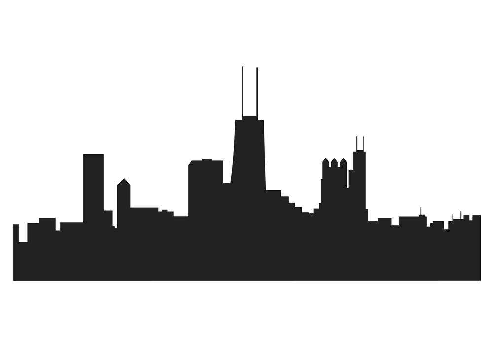 Chicago Skyline Silhouette Free - ClipArt Best