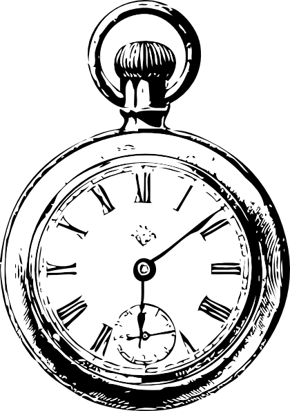 Watch Clipart Black And White | Clipart Panda - Free Clipart Images