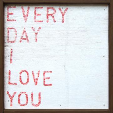 Everyday I Love You Wall Art - Framed Art - Wall Decor - Home ...