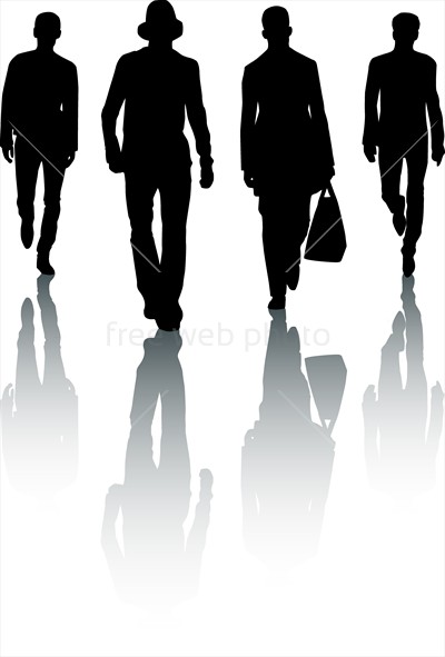 Silhouette fashion men :: Photo 3941 :: Download from FreeWebPhoto.com