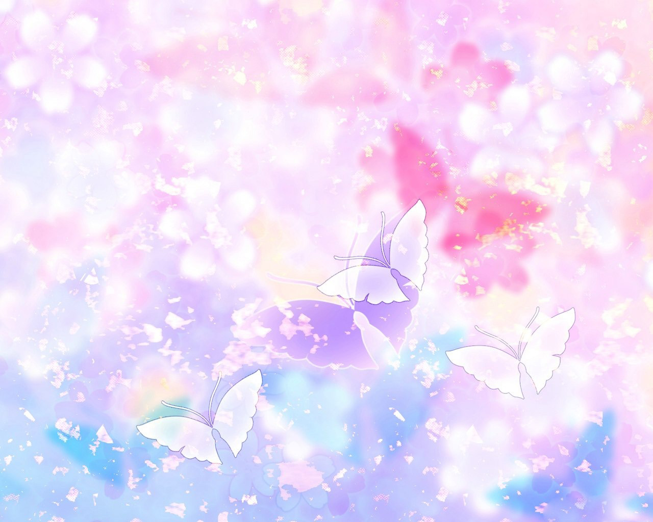 Desktop Wallpaper · Gallery · Windows 7 · Flowers and Butterflies ...