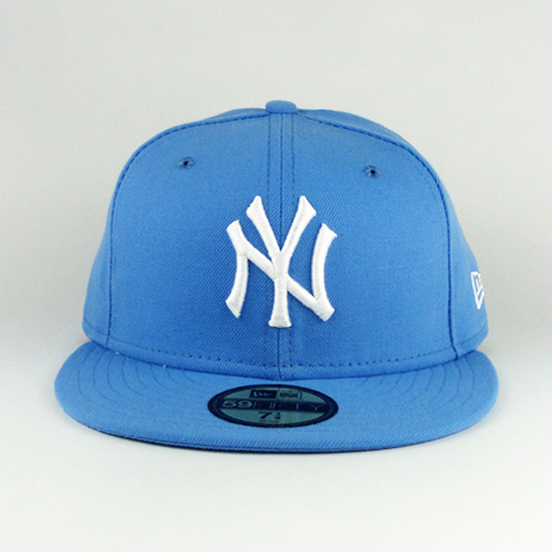 New York Yankees Sky Blue Custom New Era Fitted Hat 59fifty New ...