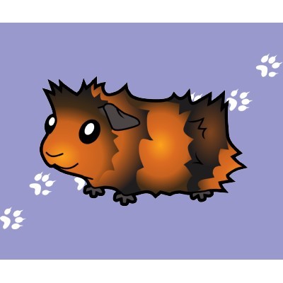 cartoon guinea pig (red brindle) mousepads by sugarvsspice picture ...