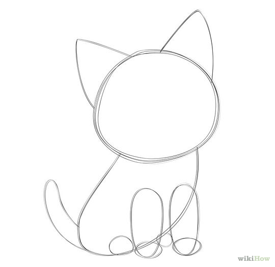 How to Draw Anime Cats: 6 Steps (with Pictures) - wikiHow