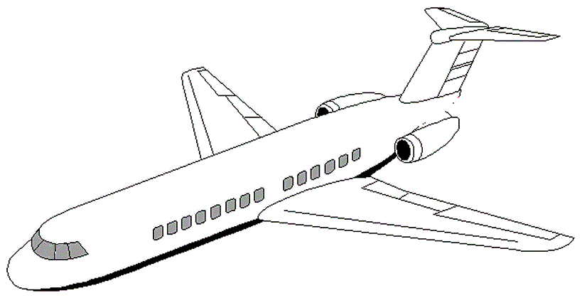 2014 printable airplane coloring pages for preschool - Coloring Point