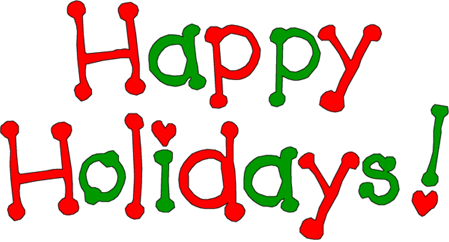 Images For > Happy Holidays Clip Art Banner